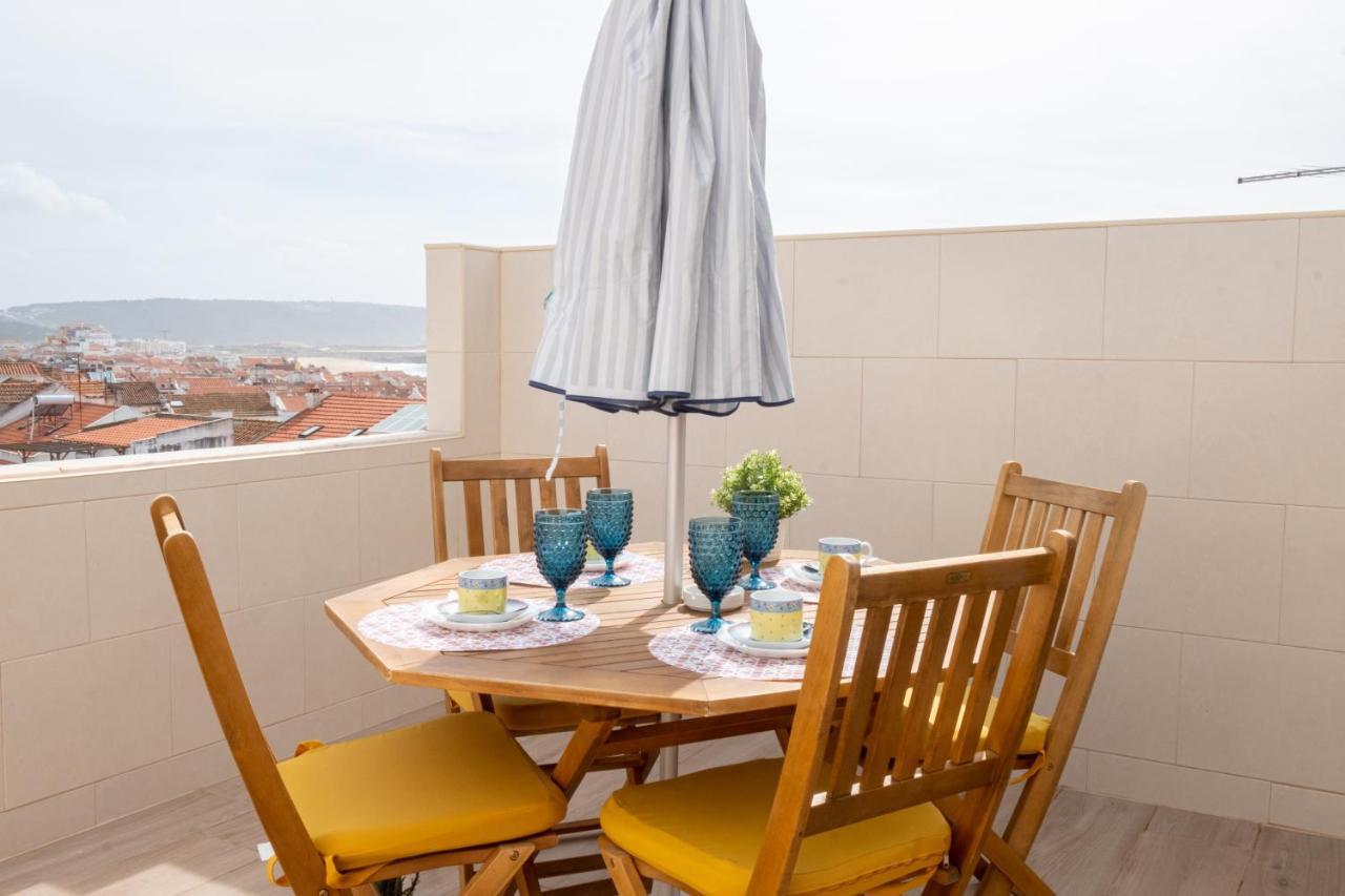 Ferienwohnung Olhos D'Agua - Penthouse Nazaré Exterior foto